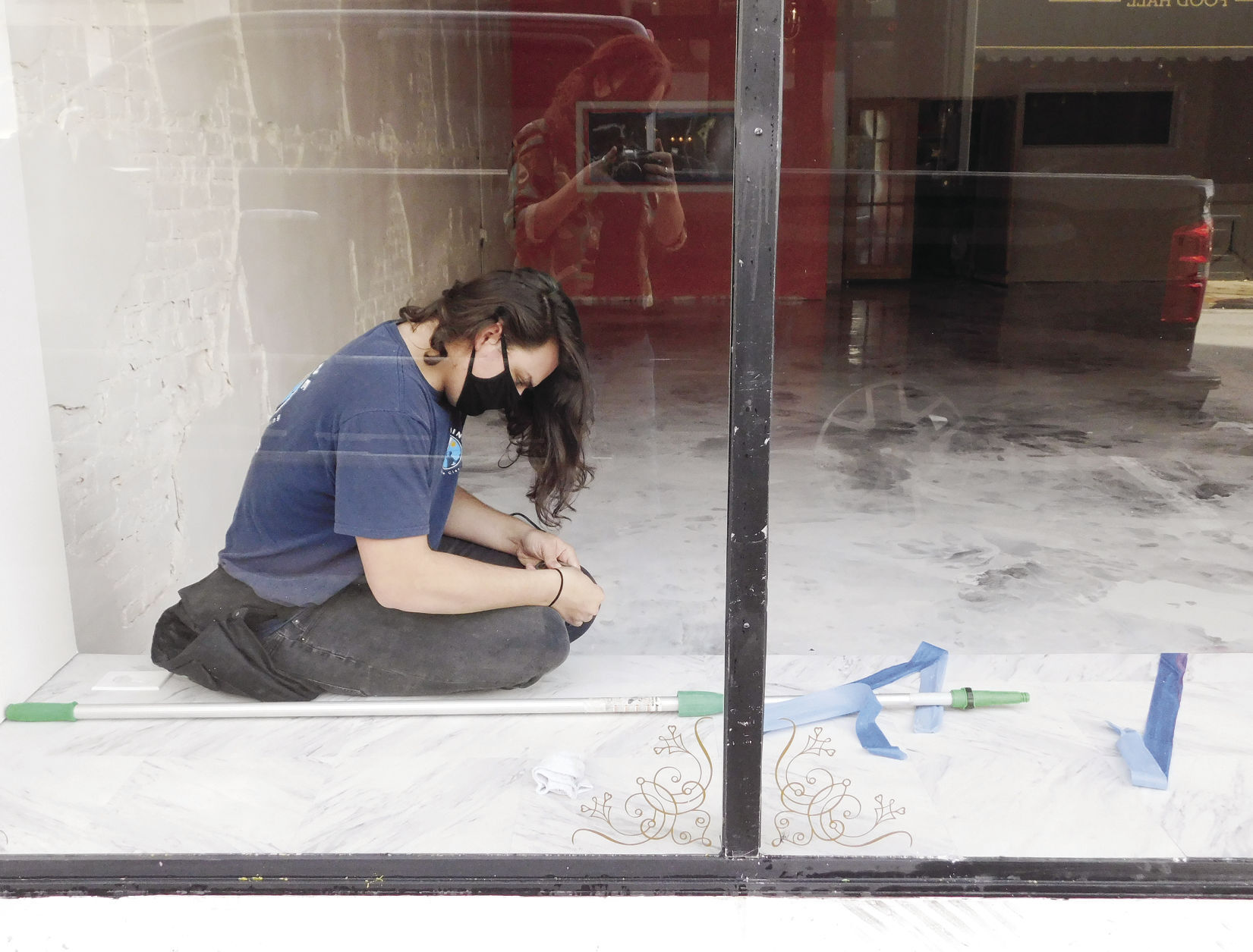 Washing windows